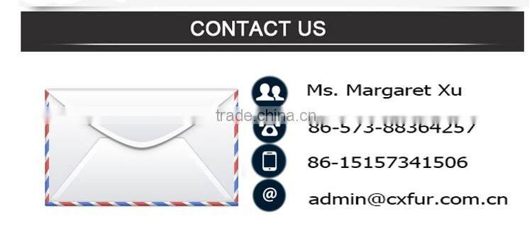 CX-D-07 New Design Wholesale Comfortable Fox Fur Pillow Case