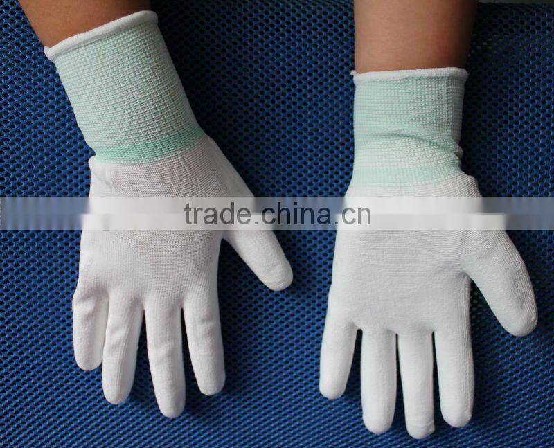 13 gauge PU top fit glove
