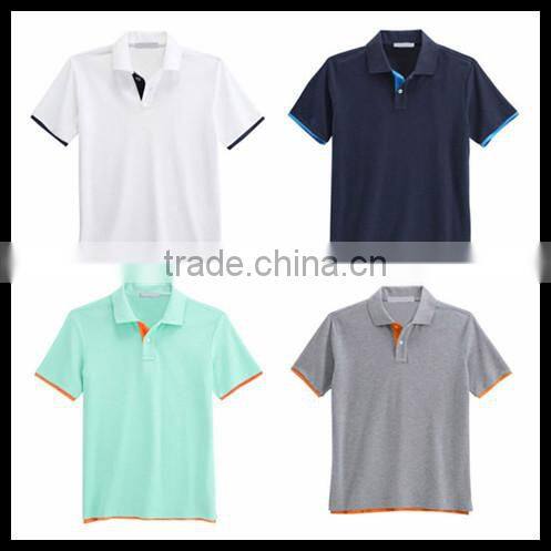 Bulk knit cotton children clothes of kids polo shirts