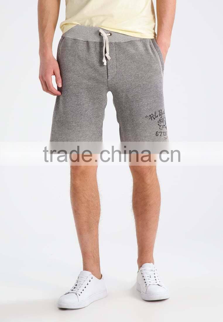 MGOO Custom Made Mens Sweat Shorts Sport Wear Running Wear French Terry Short Pants With Raw Cut Hem