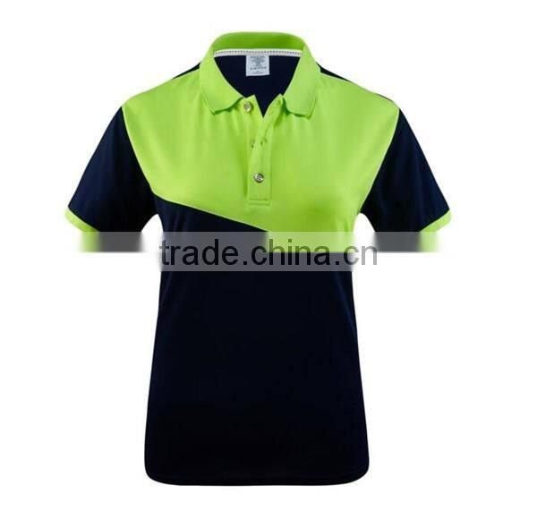 Embroidery two-tone polo shirt, t shirt manufacturers