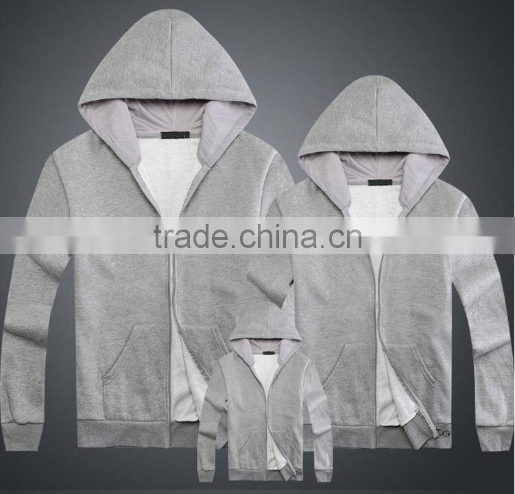 OEM service China supreme quality smart zipper pocket blank hoodie for men