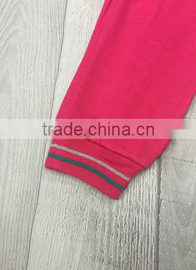 Latest fashion sweet kids' boutique casual sports suit