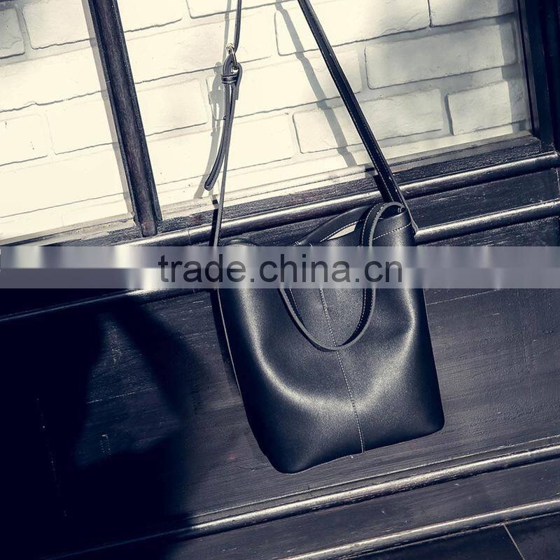 2017 Fashion Women Shoulder Bag Leather Handbags High Quality Large Ladies Bucket Shoulder Bags
