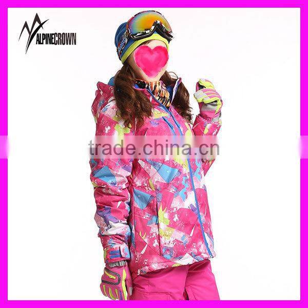 2017 Popular Newest Outdoor Winter ladies ski clothes,ski jackets ladies,ladies ski clothing