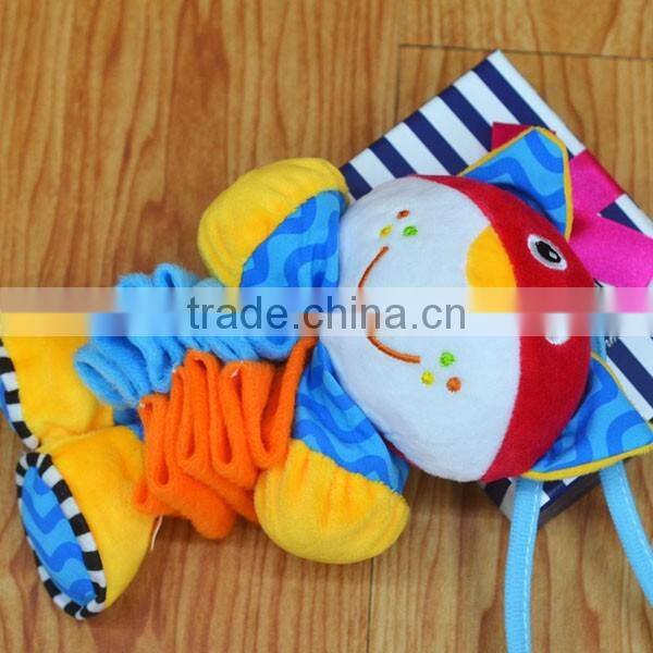 Lovely pulling musical Plush toys baby educational plush toys