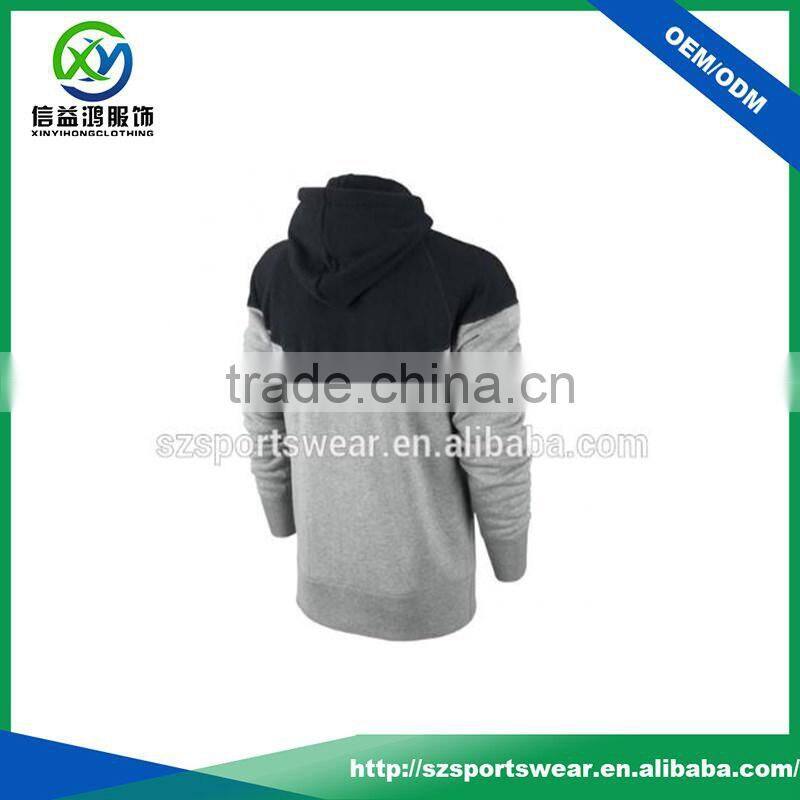 2017 Fashion Heavy Cotton Zipper Up Warm Up Sports Hoodies Men