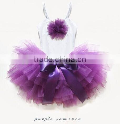 Purple Romantic tutu, Lolli POP (Red & Blue)
