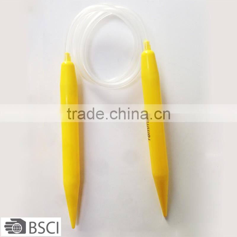 D&D knitting needles set with plastic wire 15cm circular knitting needle