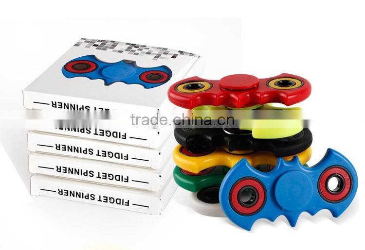 Plastic frame batman hand fidget spinner EDAC toy