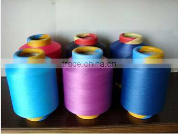 Produce Shoes Upper Material 100% polyester air covered spandex yarn
