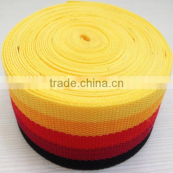 Rainbow Polypropylene Webbing