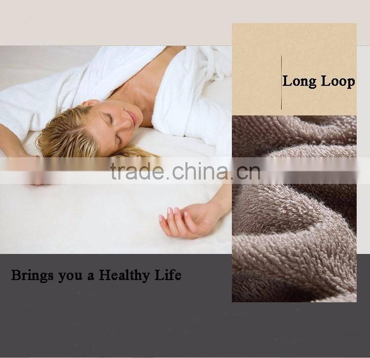 Terry cloth fabric for bathrobe cotton super soft sexy bathrobe