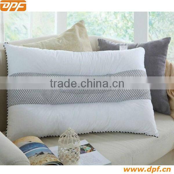 100%cotton fabric polyester pillow for hotel