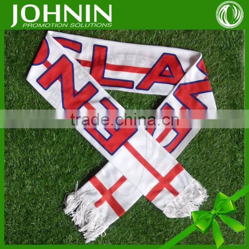 2018 new promotional gifts forpolyester long European cup scarves