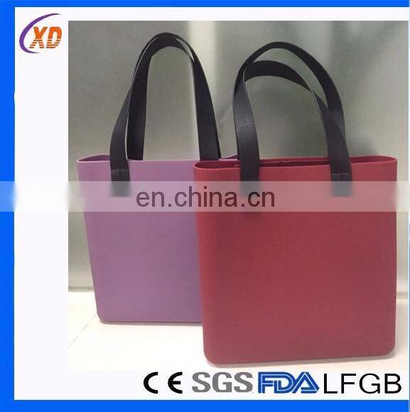 New design silicone bag for ladies/silicone handbag for ladies waterproof silicone bag