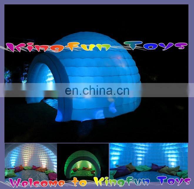 Transparent inflatable bubble house/clear show room