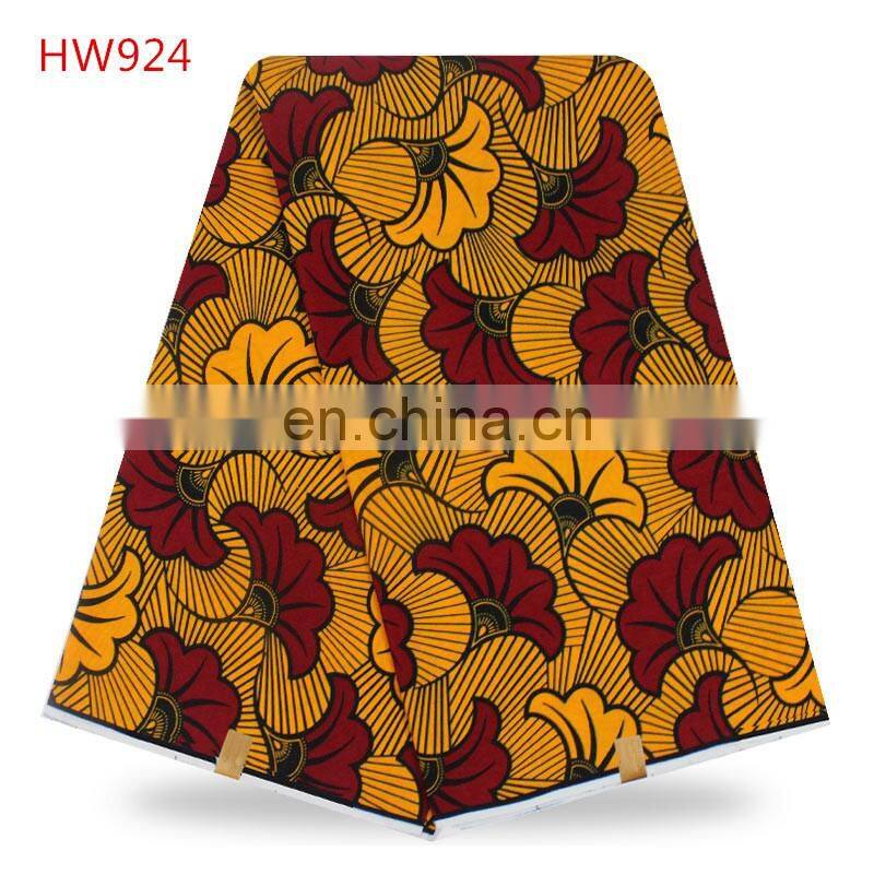100% cotton holland dutch wax fabric super wax hollandais african ankara wax print fabric