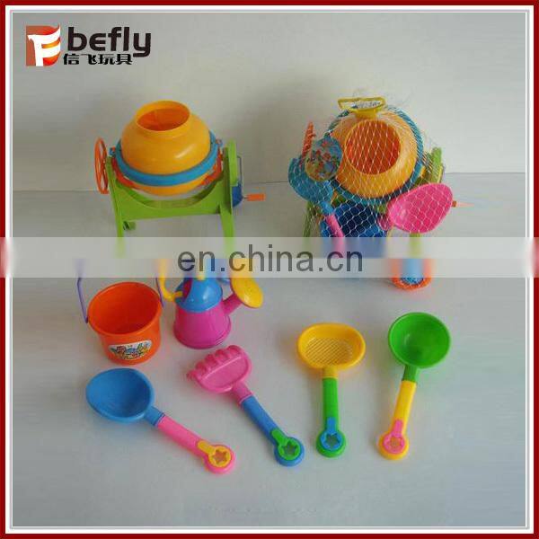 Basket package ECO plastic shantou toys sand with beach truck