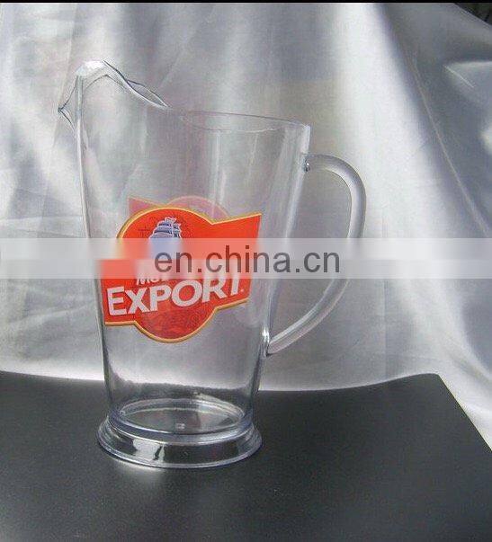 China supply Standard Luxury Quality Restaurant glass pitcher