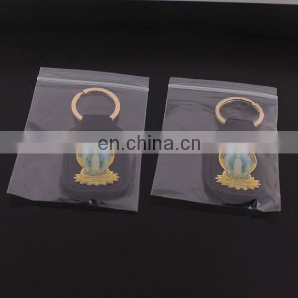 character souvenir keychain metal leather keychain