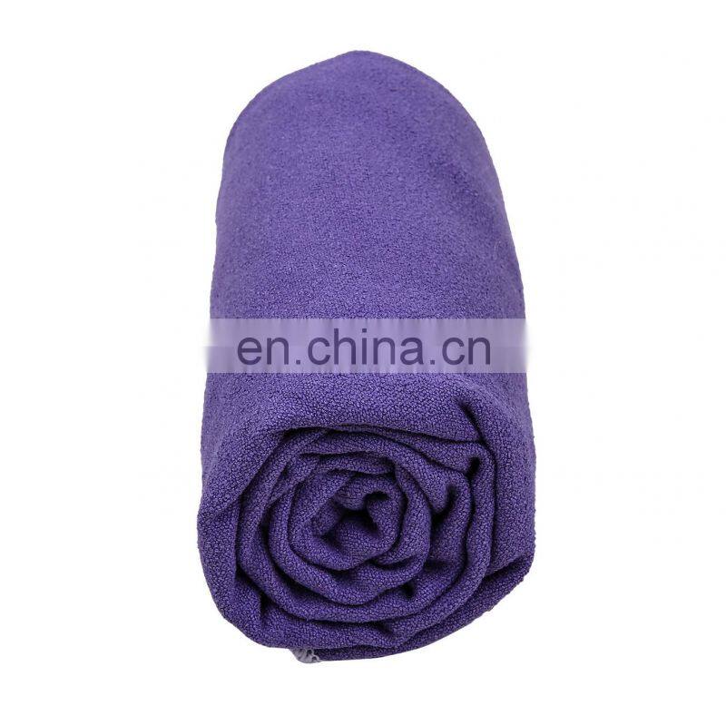 Anti-slip Custom Logo Absorbent Microfiber Unique OEM Yoga Mat Towel