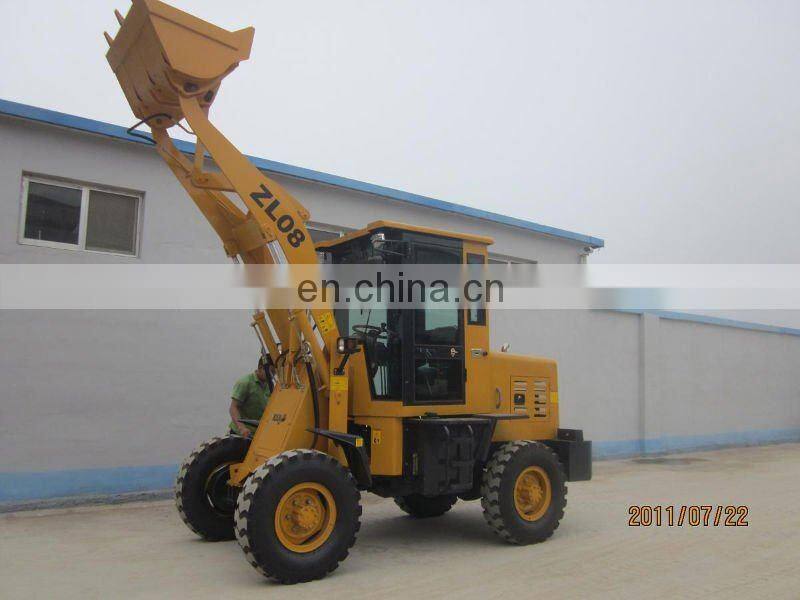 ZL08F 2 cylinders engine CE 4WD mini wheel loader