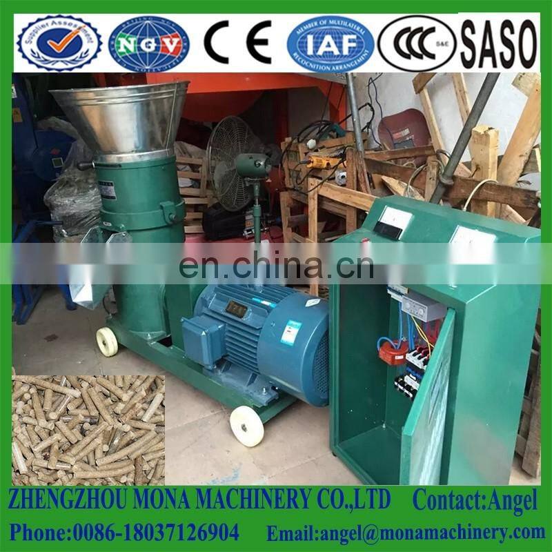 Factory outlets center flat die cassava straw rice husk alfalfa biomass sawdust wood pellet machine with ce