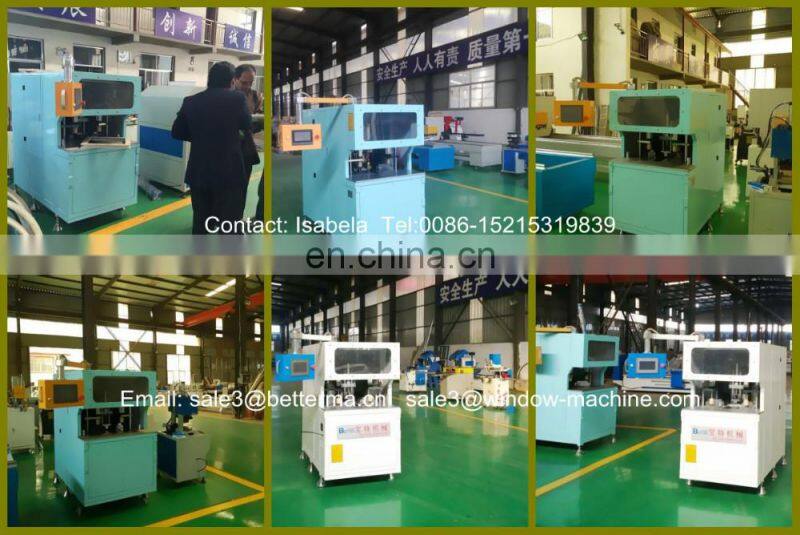 Automatic CNC corner cleaning UPVC door machine for UPVC window door production line