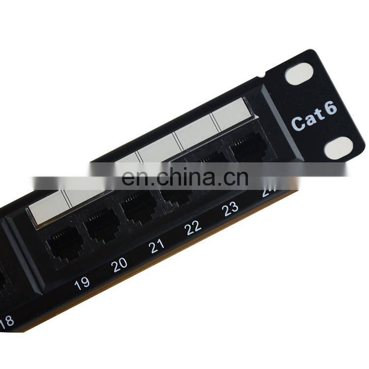 48 port fiber optic cat7 cat6 utp ftp patch panel
