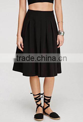 Popular hepburn wind A-line Ladies' Pleated Skirt for Women