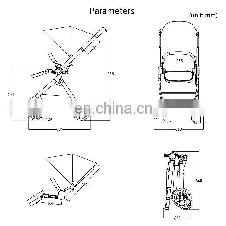 Easy Folding Lightweight Umbrella Magic Baby Stroller
