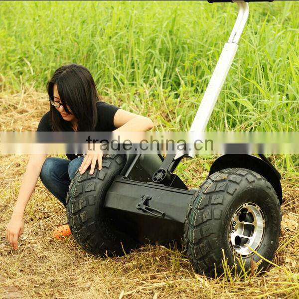 Double wheels outdoor scooter and adult electric personal transportation vehical