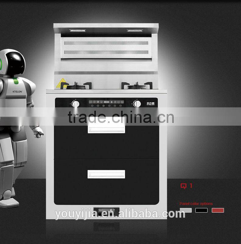 2014 new product, Ktelon integrated cooker, smoke exhaust rate 99.7%