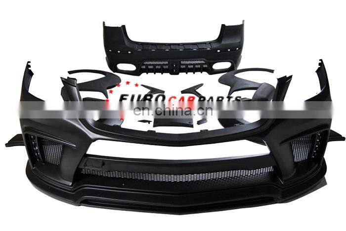 ML CLASS w166 ML320 ML350 ML400 ML63 body kit for w166 ML320 ML350 ML400 ML63 to WD style with bumper exhaust tips
