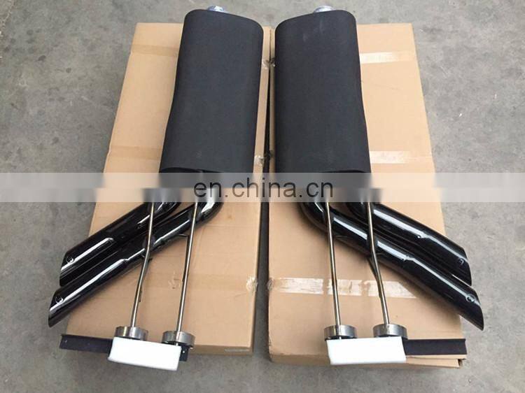 G CLASS W463 g63 g65 exhaust system for w463 g500 g63 g65 exhaust muffler tips B style sliver and black color