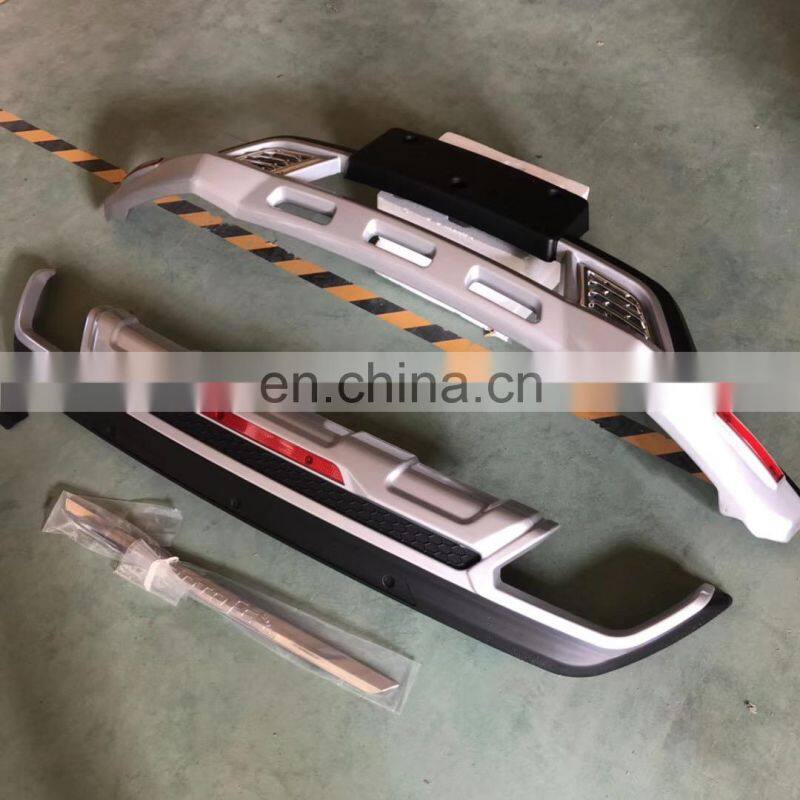 ABS front and rear bumper guard  bumper protector for Hyundai ix 45 2017-2018  car accessories
