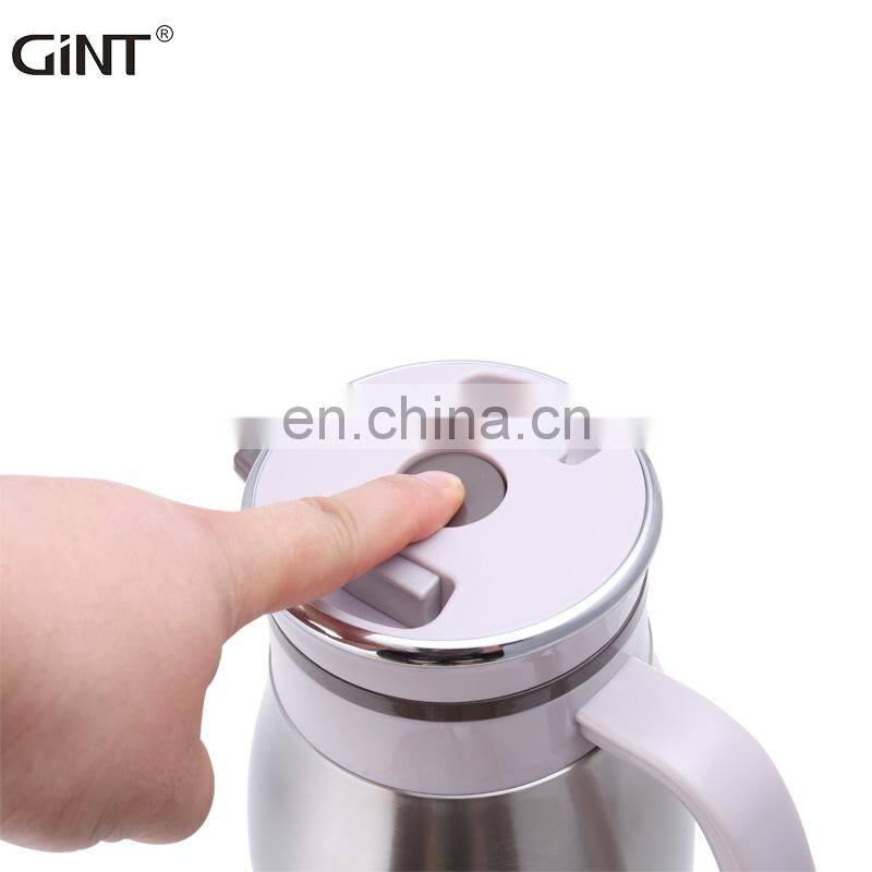 wholesale travelling thermal sample glass handle outdoor custom logo kettle camping stainless steel vacuum flask coffee pot