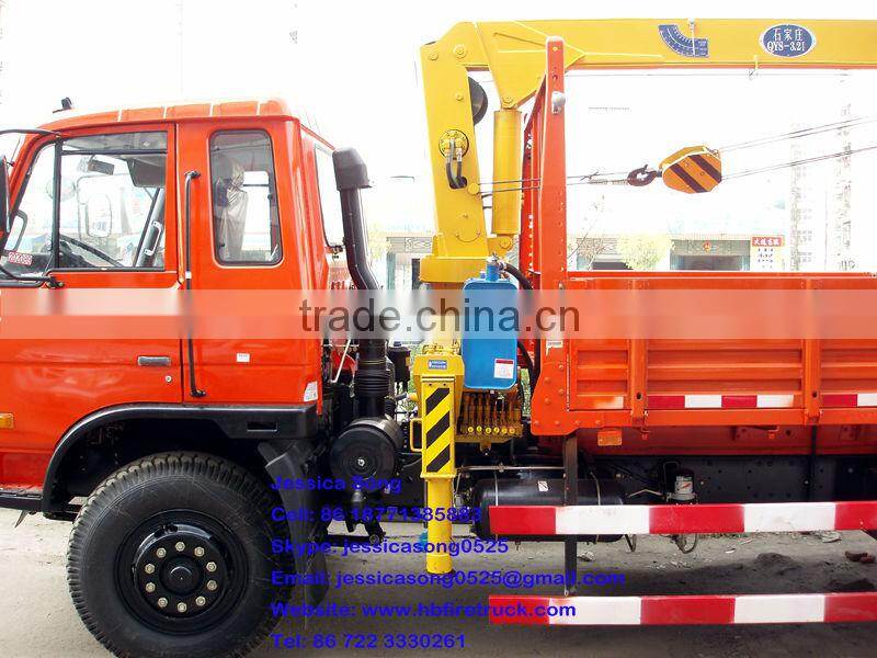 8-10ton DongFeng Lorry Crane