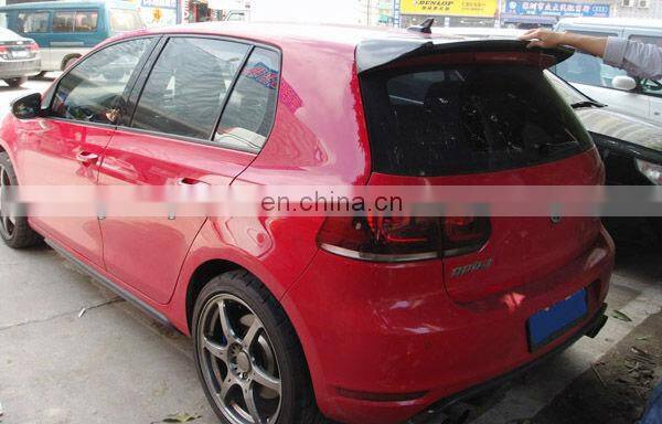O Style Car Carbon Rear Spoiler Boots for VW Golf VI MK6 GTI