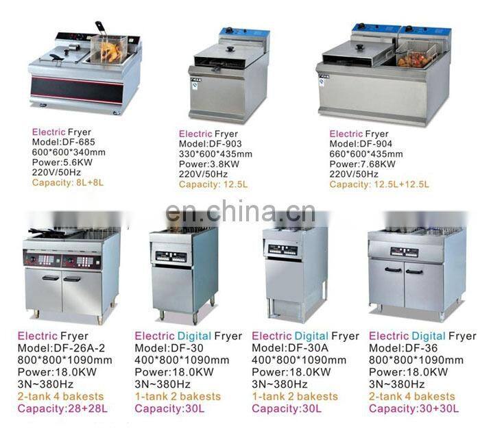 Commercial Double Tanks Counter Top Electric Deep Fryer with capacity 16L