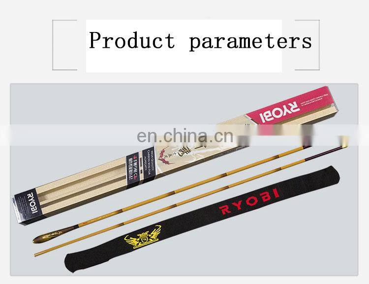 Best brand fishing rod Super Hard and light carbon fiber glass carp fresh water fishing tackle rods vara De pesca