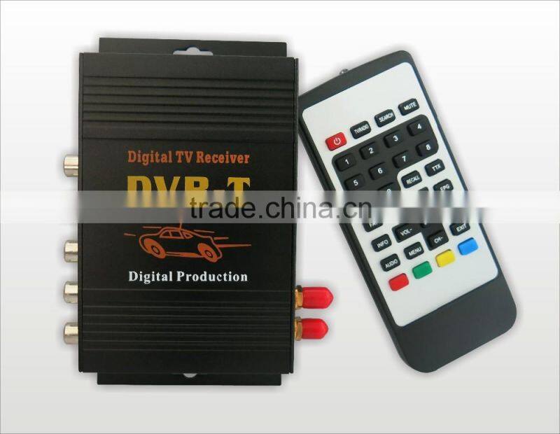 Car Factory HD 140-190KM/H 2 Tuner Car DVB-T MPEG-4,HD 140-190KM/H Digital TV Receiver DVB-T,DVB-T Set Top Box,DVB-T Dual Tuner