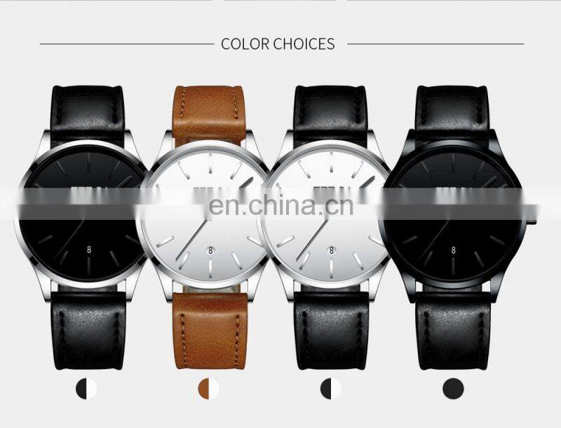 Crrju 2170 Private Label Minimal Quartz Watches Date Waterproof Luxury Men-Watch-Classic