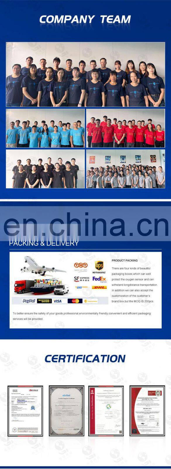 Top selling car oxygen sensor/Lambda Sensor 89465-06120 for Toyota Honda Nissan Mitsubishi