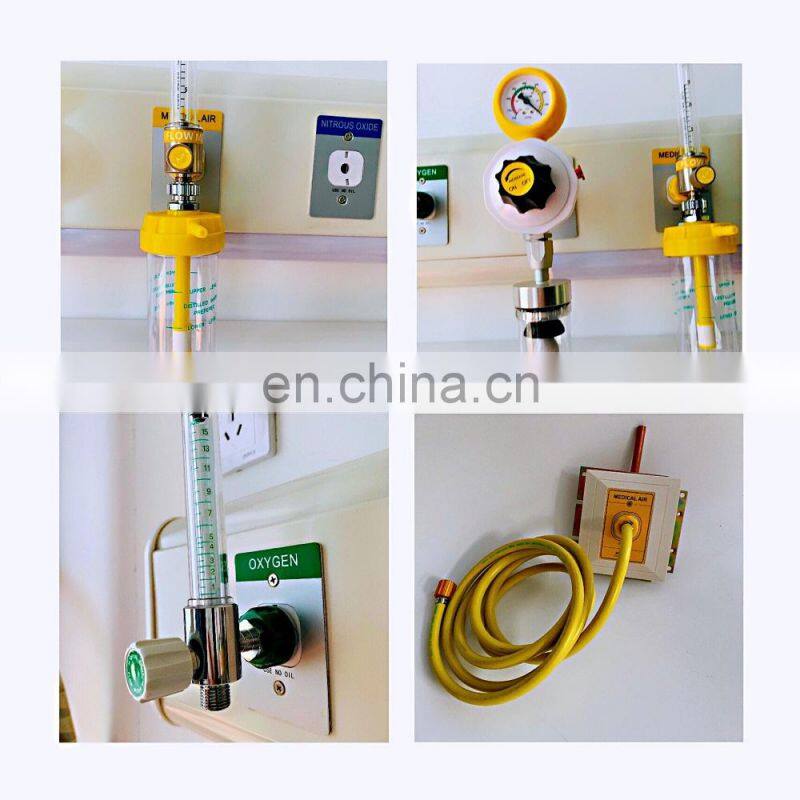 HG-IG Medical Digital Oxygen Regulator Oxygen Flowmeter with Humidifier Oxygen Adjustable Medical Gas Supply System GAS Outlet
