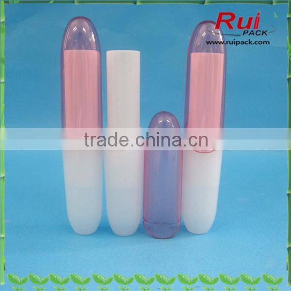 Black empty face blusher container with soft brush,black makeup blusher packaging container