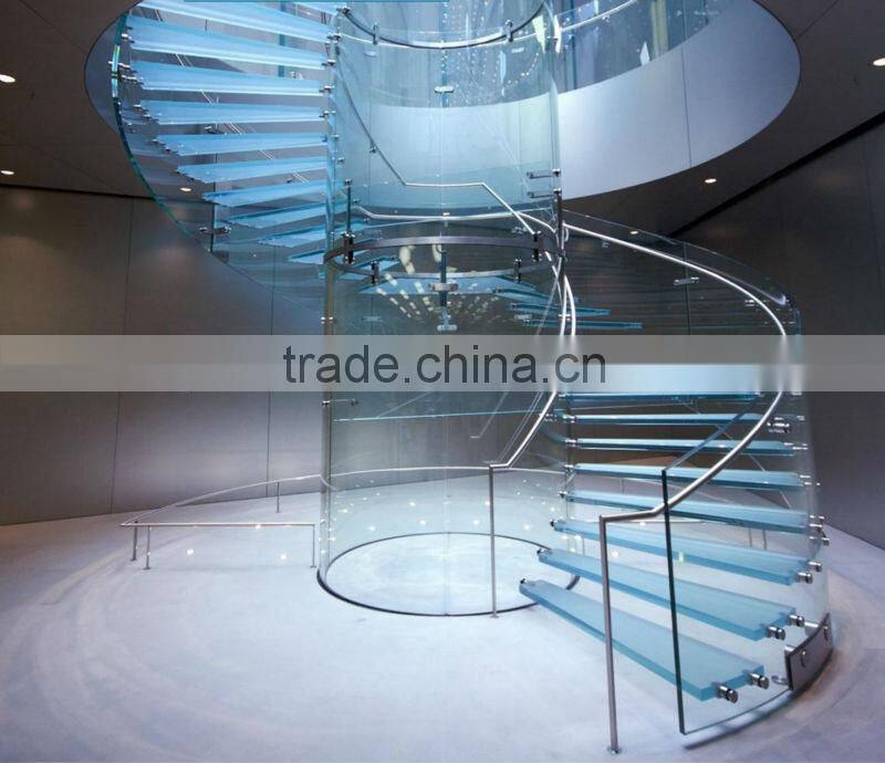 tempered glass panel stairs