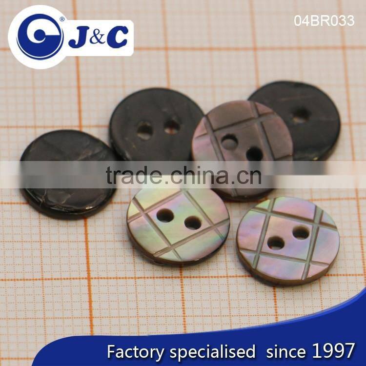 J&C Brown MOP shell buttons,pearl shell buttons for fashion shirt.BR033, BR037
