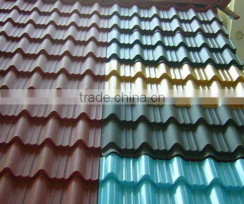 Colored glazed tile
